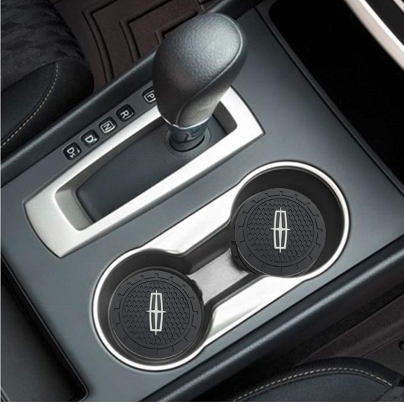 Auto Sport Car Cup Holder Insert Coaster Can 2 Pcs Pack Fit Lincoln Accessories - Picture 4 of 6